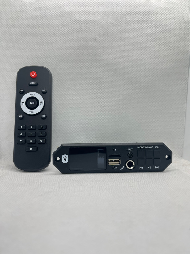 ماژول پلیر MP3 بلوتوثی آمپلیفایر دار ۲×۴۰ وات - برد پخش موسیقی با ریموت