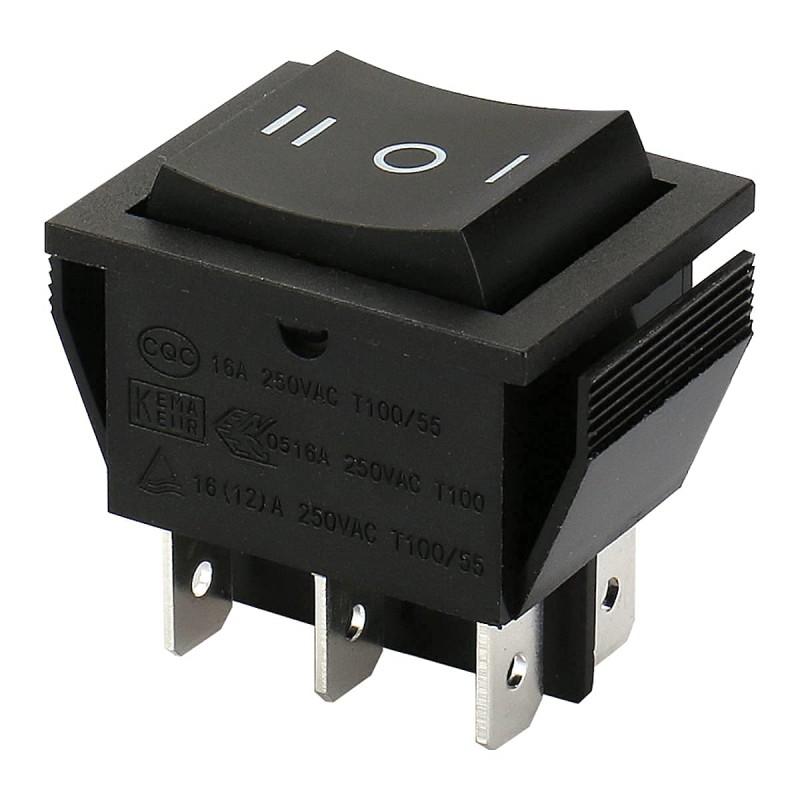 کلید راکر KCD4 سه حالته ON-OFF-ON شش پایه